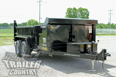 New NEW 6x12 Tandem Hydraulic Dump Trailer w/ Combo Spreader / Barn Gate, Ramps