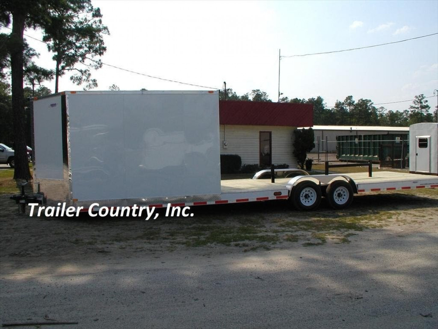 New 2026 NEW 8.5 x 30 Tandem Axle, Hybrid Enclosed Cargo + Open Deck Utility Trailer