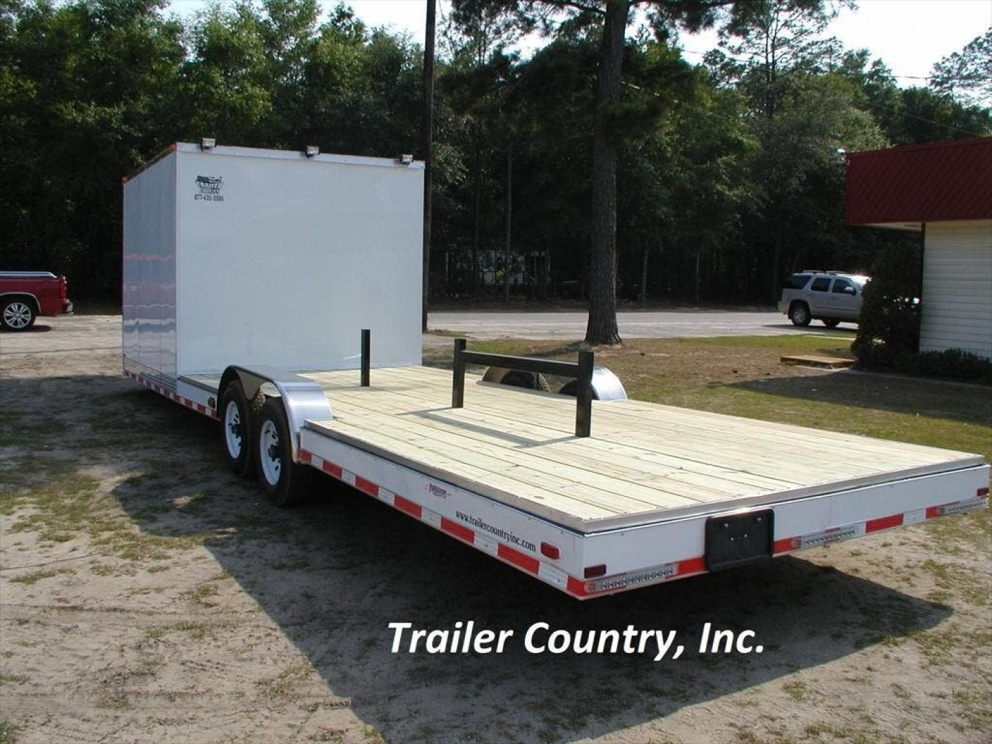 New 2026 NEW 8.5 x 30 Tandem Axle, Hybrid Enclosed Cargo + Open Deck Utility Trailer