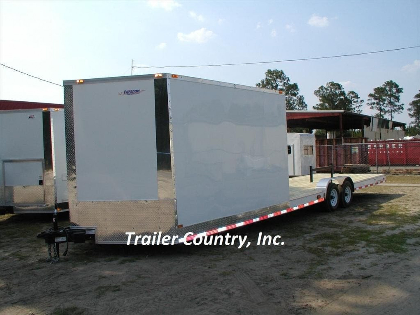 New 2026 NEW 8.5 x 30 Tandem Axle, Hybrid Enclosed Cargo + Open Deck Utility Trailer