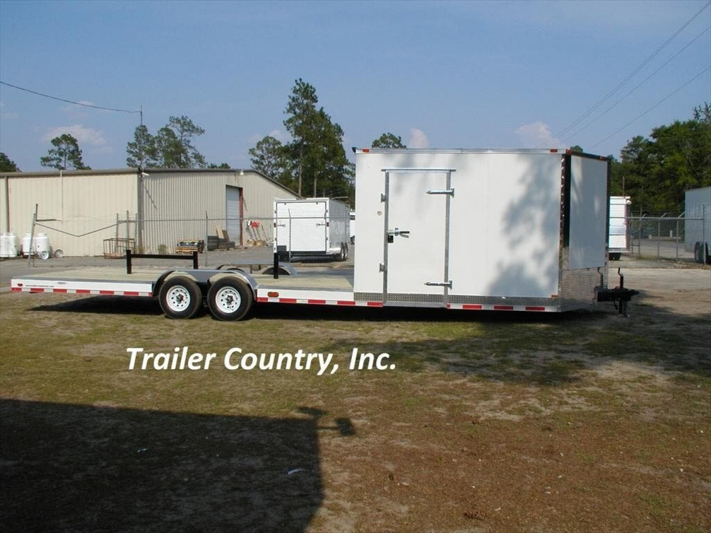 New 2026 NEW 8.5 x 30 Tandem Axle, Hybrid Enclosed Cargo + Open Deck Utility Trailer