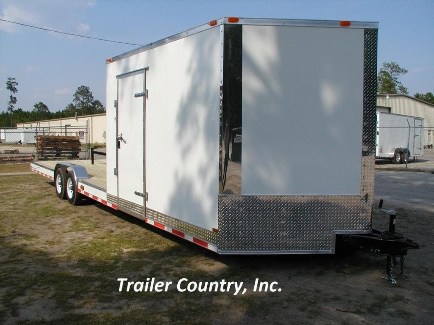 New 2026 NEW 8.5 x 30 Tandem Axle, Hybrid Enclosed Cargo + Open Deck Utility Trailer