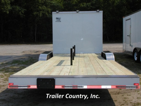 New 2026 NEW 8.5 x 30 Tandem Axle, Hybrid Enclosed Cargo + Open Deck Utility Trailer