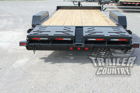 New 2026 NEW 7' x 22' (19' +3') Heavy Duty 14K Heavy Equipment Trailer w/ Rampage Ramps