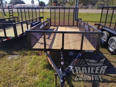 New 2026 NEW 76" x 16' UTILITY TRAILER W/ FOLD DOWN RAMP GATE