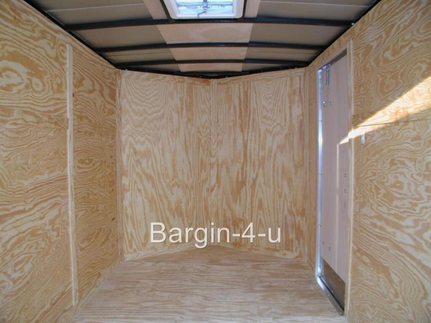New 2026 New Model 6x12 Single Axle, V-Nosed Enclosed Trailer.