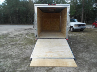 New Brand New Model 6 x 12 Single Axle, Enclosed Motorcycle Cargo Trailer