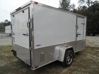 New Brand New Model 6 x 12 Single Axle, Enclosed Motorcycle Cargo Trailer