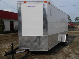 New Brand New Model 6 x 12 Single Axle, Enclosed Motorcycle Cargo Trailer