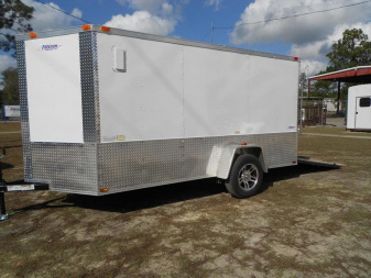 New Brand New Model 6 x 12 Single Axle, Enclosed Motorcycle Cargo Trailer