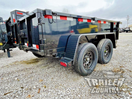 New 2026 New 6' x 10' Single Cylinder Hydraulic Dump Trailer w/ 22" High Sides