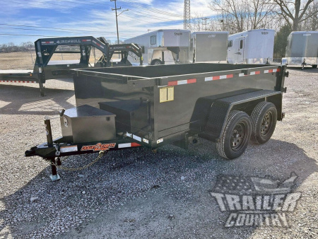 New 2026 New 6' x 10' Single Cylinder Hydraulic Dump Trailer w/ 22" High Sides