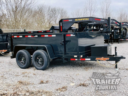 New 2026 New 6' x 10' Single Cylinder Hydraulic Dump Trailer w/ 22" High Sides