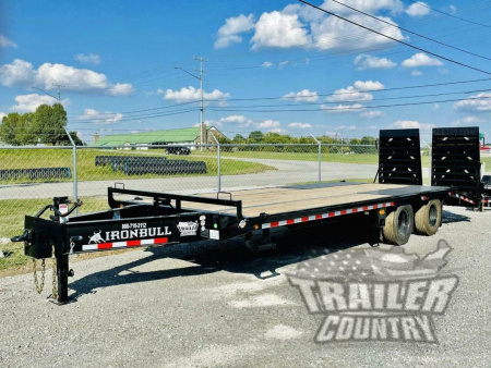 New 2026 New 8' x 25' 24K Heavy Eq. Hauler Trailer w/ Rampage Ramps & Pintle Eye Coupler