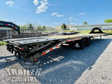 New 2026 New 8.5' x 40' (35'+5') GN Heavy Duty 24K Heavy Equipment Hauler Deckover Trailer