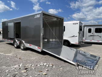 New HEAVY DUTY ALUMINUM 8.5 x 24 Tandem Axle, Enclosed / Carhauler Trailer