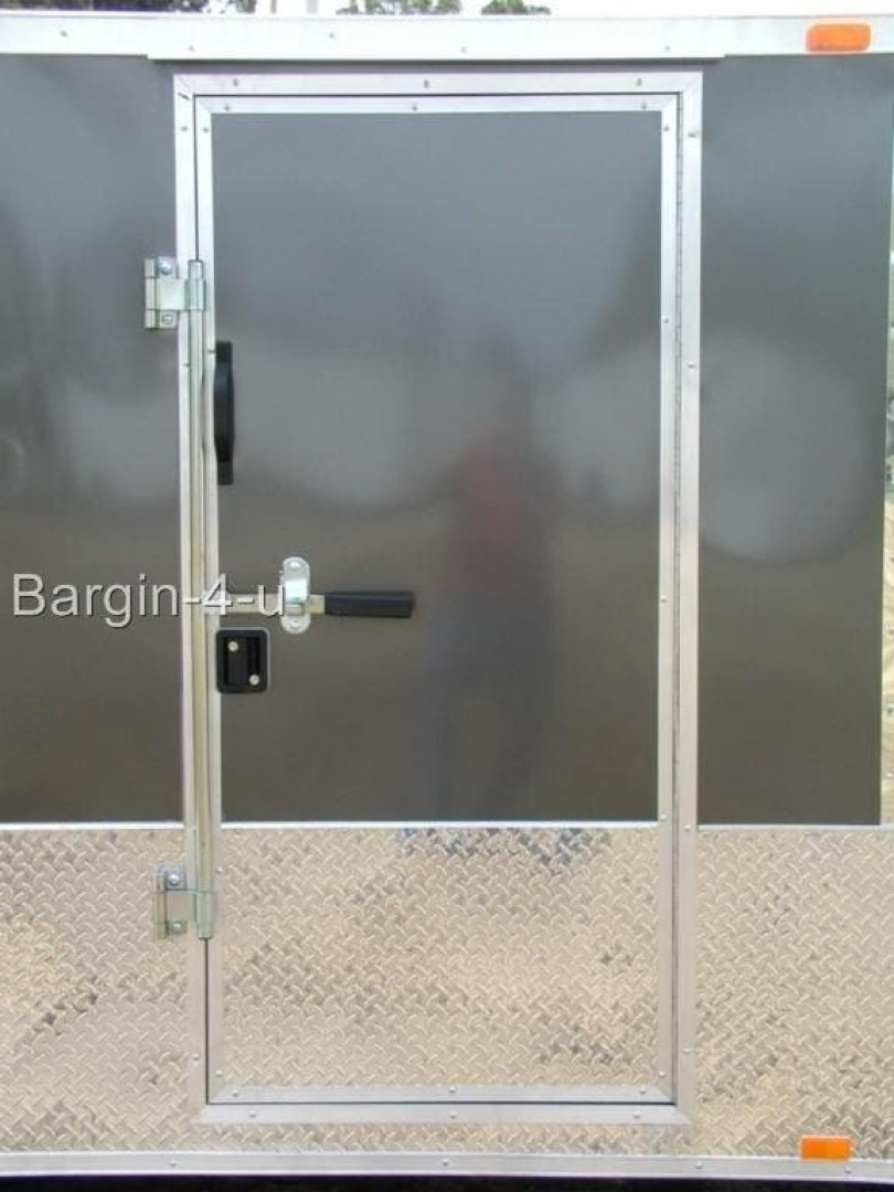 New Brand New Model 6x12 Single Axle, MOTORCYCLE Enclosed Trailer with D-Rings