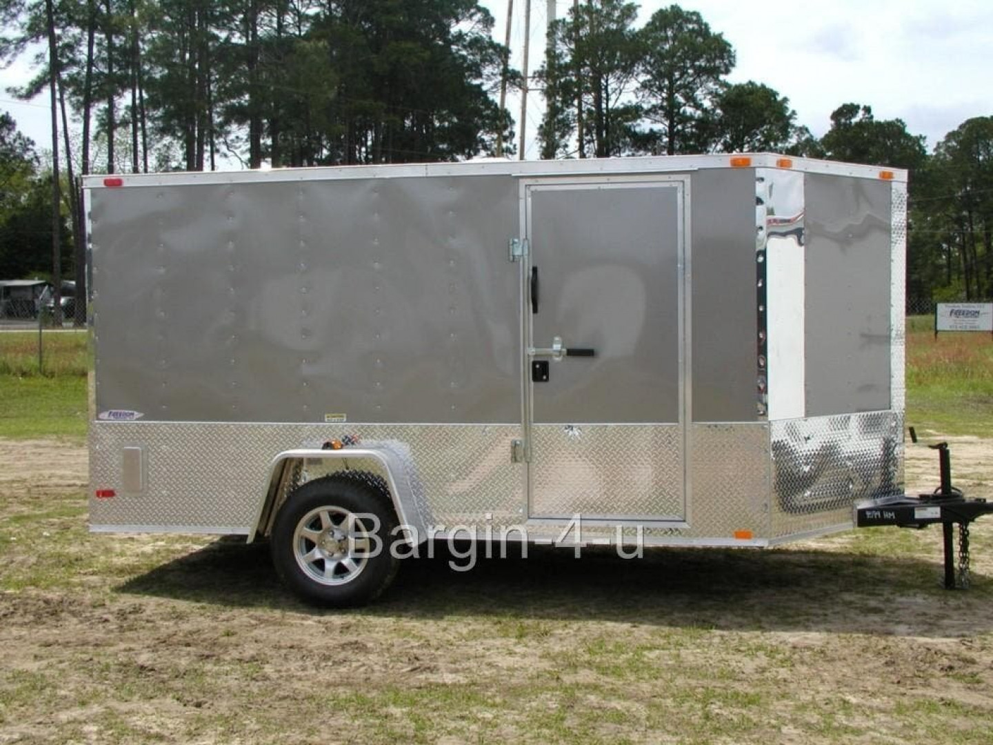 New Brand New Model 6x12 Single Axle, MOTORCYCLE Enclosed Trailer with D-Rings