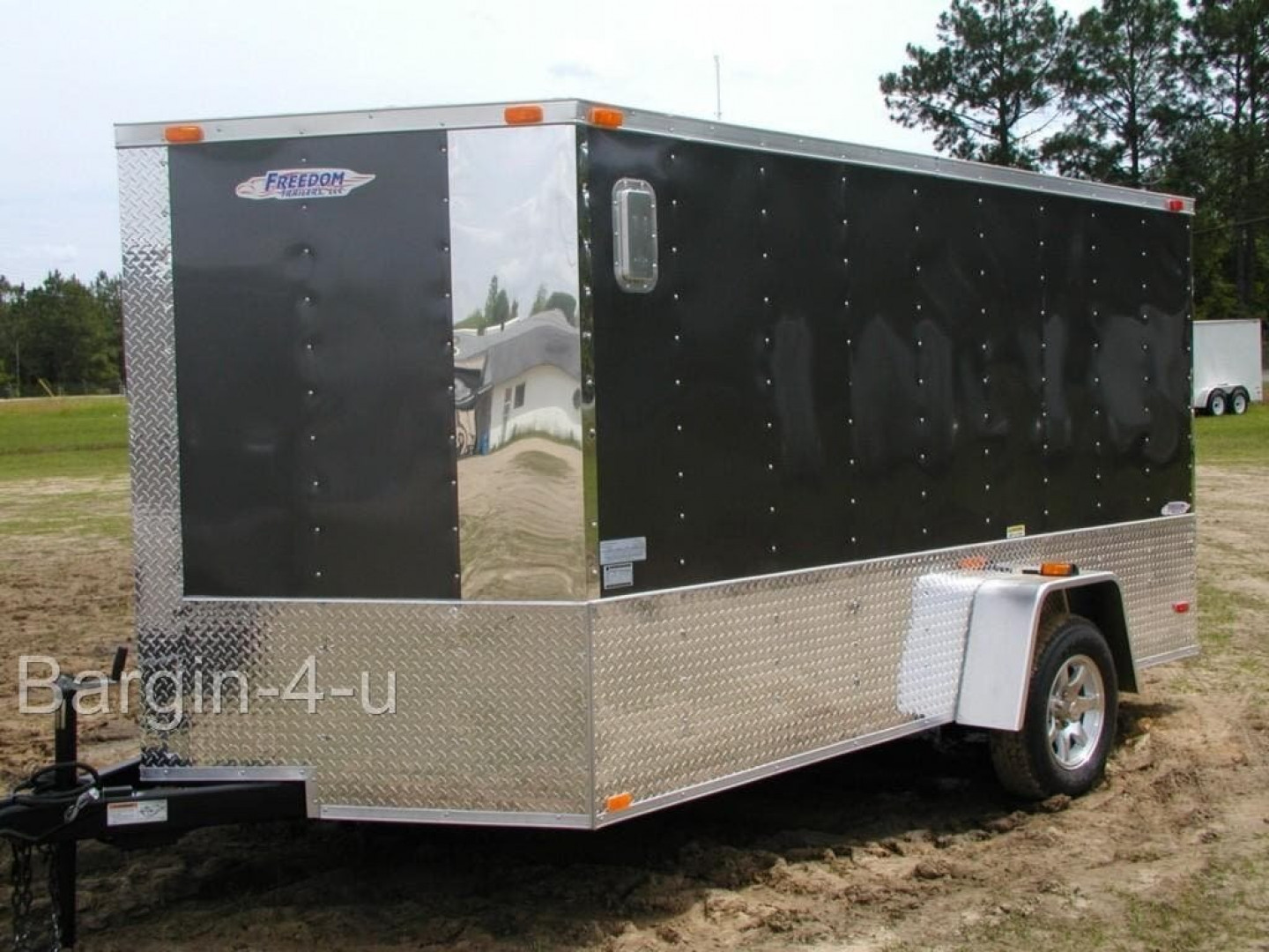 New Brand New Model 6x12 Single Axle, MOTORCYCLE Enclosed Trailer with D-Rings