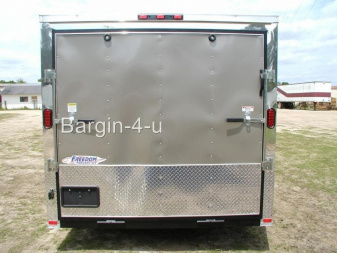 New Brand New Model 6x12 Single Axle, MOTORCYCLE Enclosed Trailer with D-Rings