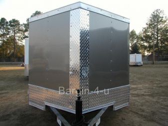New Brand New Model 6x12 Single Axle, MOTORCYCLE Enclosed Trailer with D-Rings