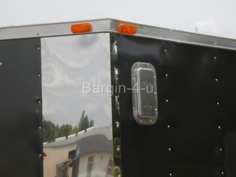 New Brand New Model 6x12 Single Axle, MOTORCYCLE Enclosed Trailer with D-Rings