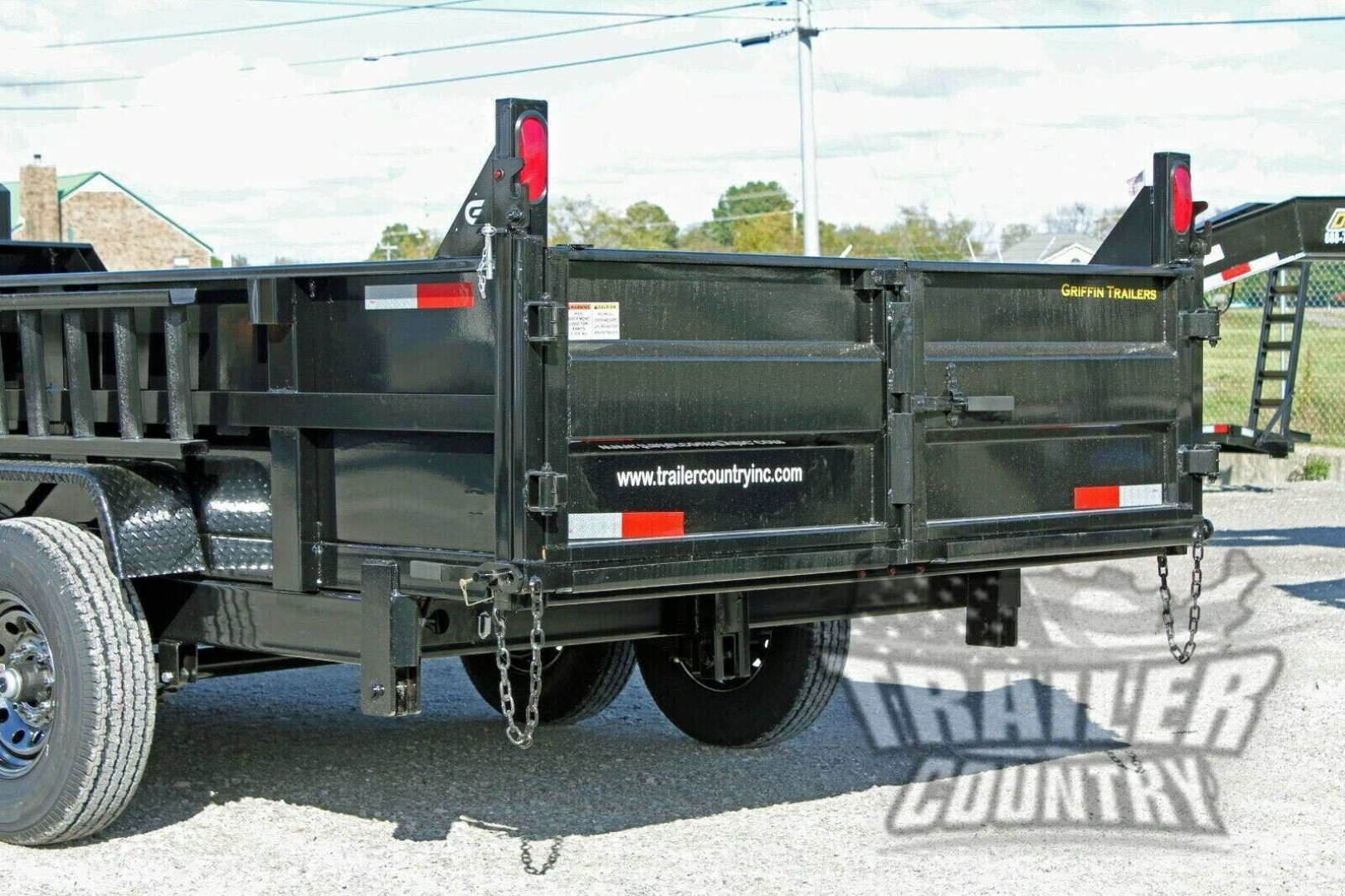 New NEW GN 7 x 16 Dual Cylinder Hydraulic Dump Trailer w/ Combo Spreader Gate