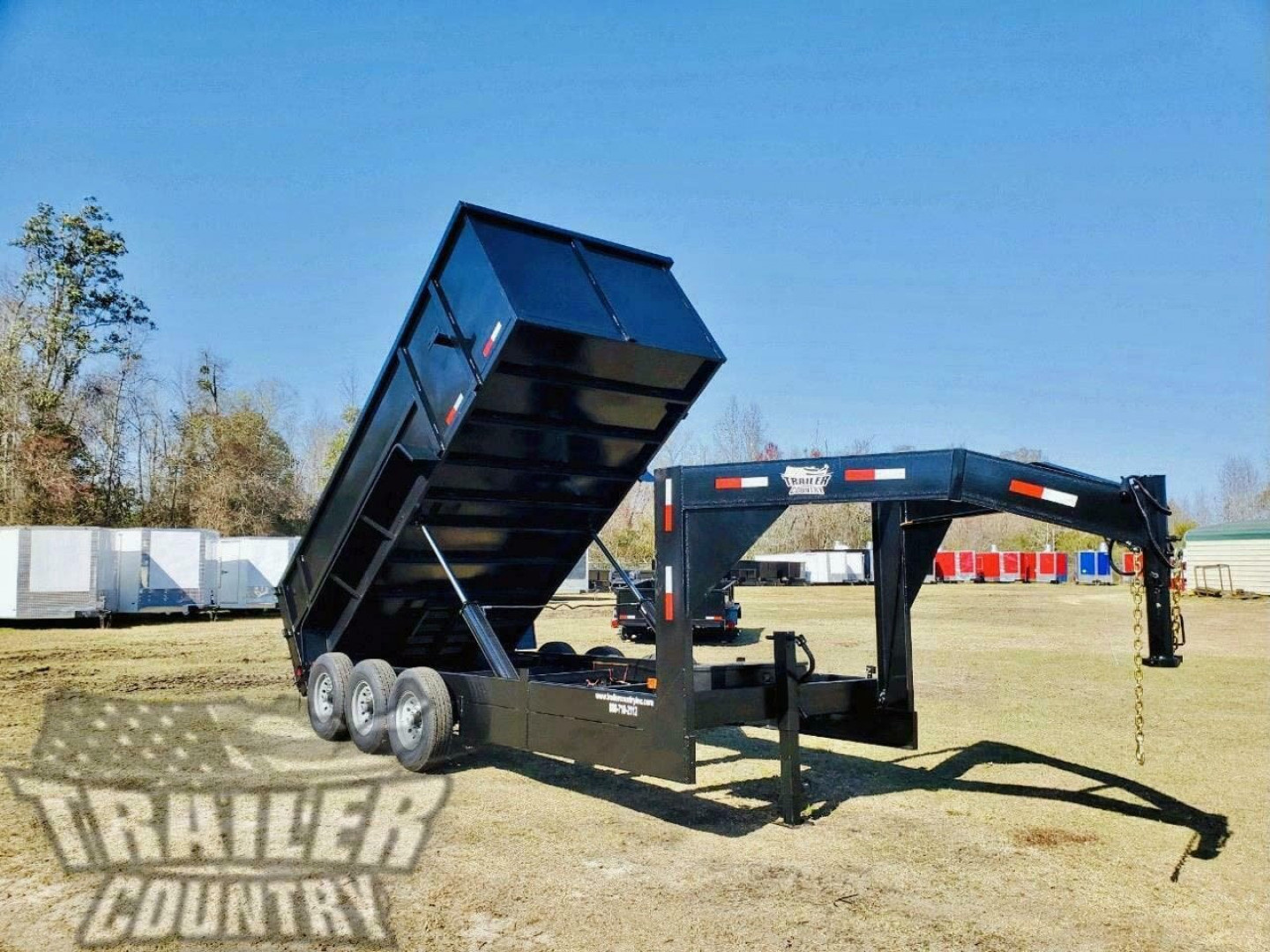 New 2026 Brand New 7' x 16' Gooseneck Triple Axle Hydraulic Dump Trailer with 48" Sides