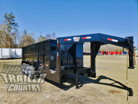 New 2026 Brand New 7' x 16' Gooseneck Triple Axle Hydraulic Dump Trailer with 48" Sides
