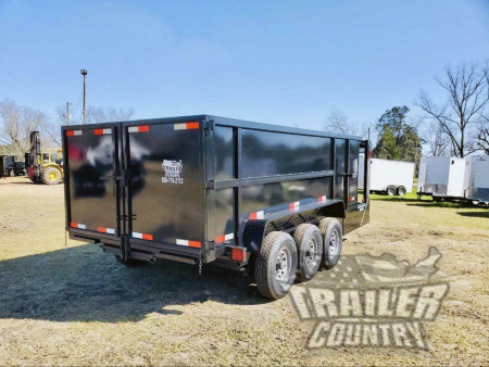 New 2026 Brand New 7' x 16' Gooseneck Triple Axle Hydraulic Dump Trailer with 48" Sides
