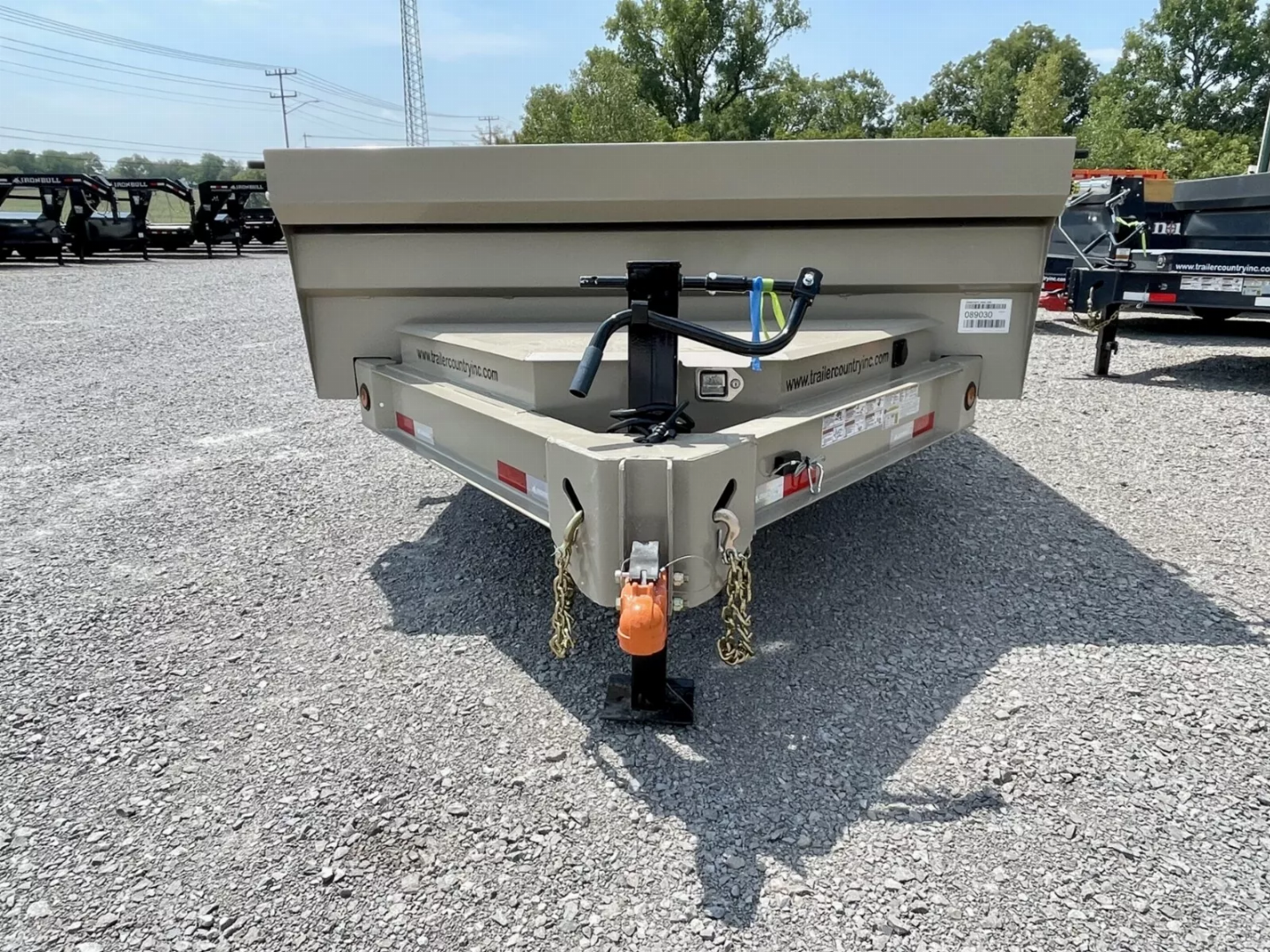 New 2026 New 7' x 16' Iron Bull Scissor Hoist Hydraulic Dump Trailer