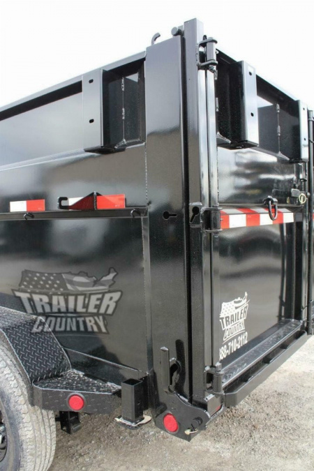 New 2026 New 7' x 16' Iron Bull Scissor Hoist Hydraulic Dump Trailer w/ 36" High Sides, Remote Power Up & Down, and MORE!