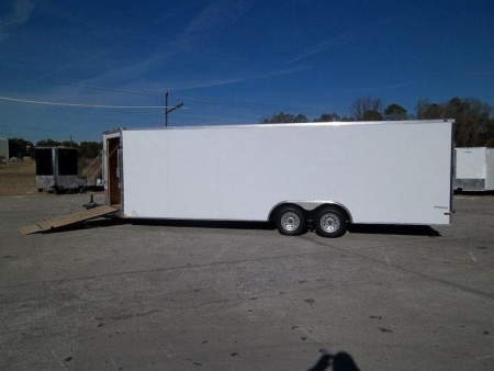 New 2026 NEW 8.5 x 24 Tandem Axle, Enclosed/Carhauler Trailer. (10,400 LB GVWR)