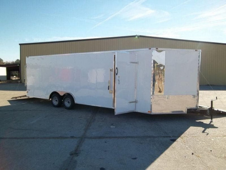 New 2026 NEW 8.5 x 24 Tandem Axle, Enclosed/Carhauler Trailer. (10,400 LB GVWR)