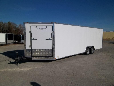 New 2026 NEW 8.5 x 24 Tandem Axle, Enclosed/Carhauler Trailer. (10,400 LB GVWR)