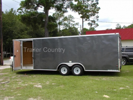 New 2026 New Model HEAVY DUTY Custom 8.5 x 24 Tandem Axle, Enclosed/Carhauler Trailer. (10,400 LB GVWR)