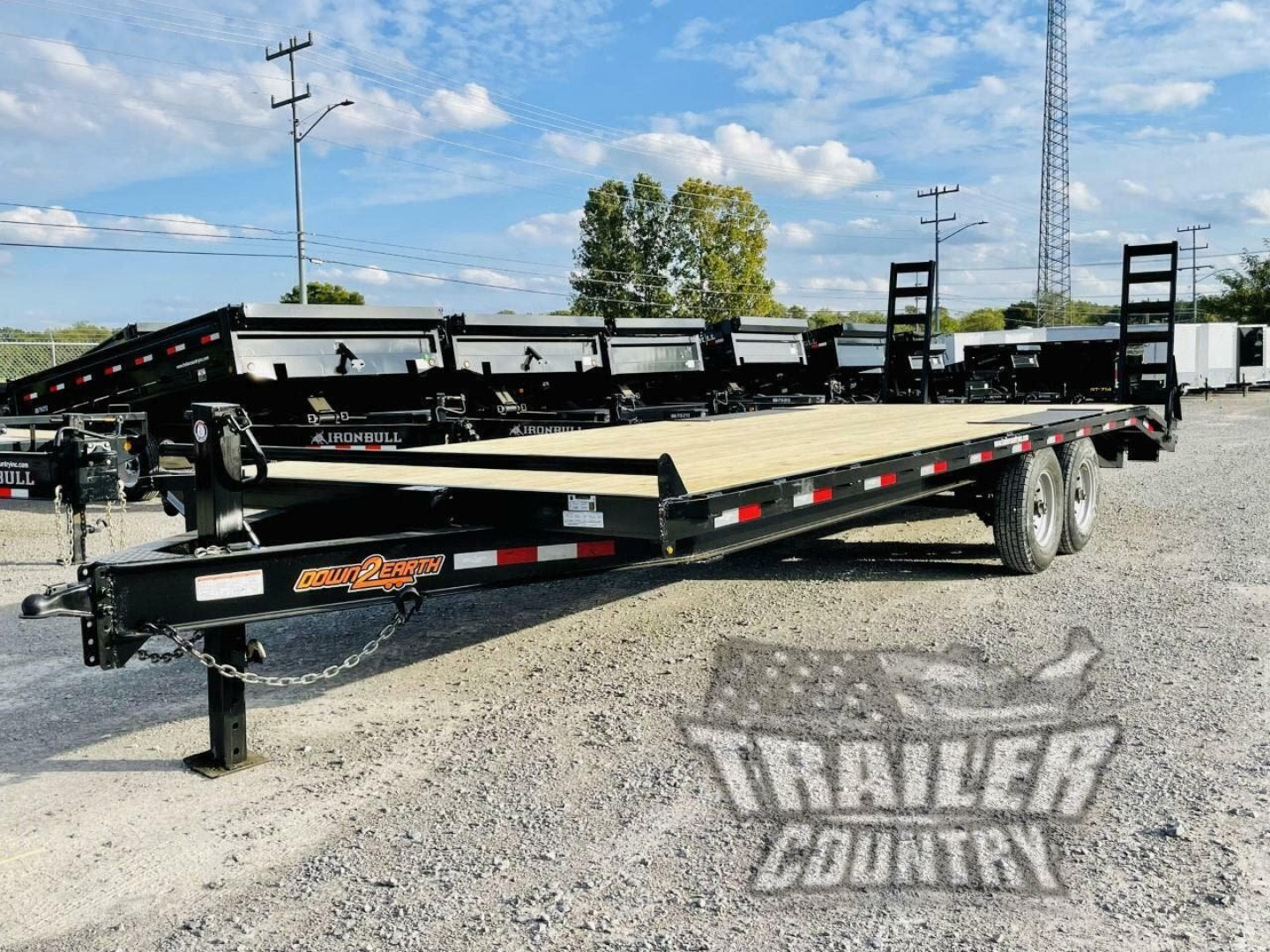 New 2026 Brand New 22' Bumper Pull Deck Over 14k Heavy Duty Flatbed