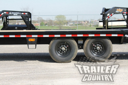 New 2026 New 8' x 30' (25' + 5') Heavy Duty 14K Tandem Axle Gooseneck Equipment Hauler Trailer w/ Rampage Ramps.