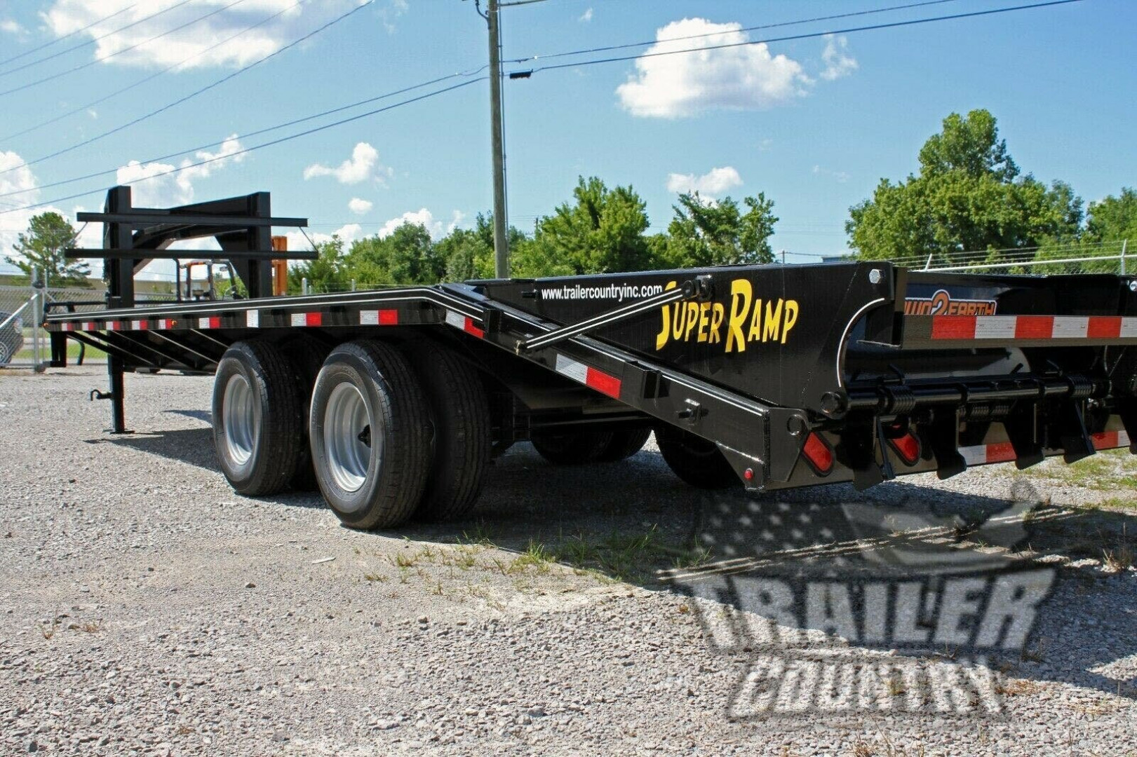 New NEW 8' x 25' (20' + 5') Heavy Duty 10 Ton Dual Tandem Deckover GN ...