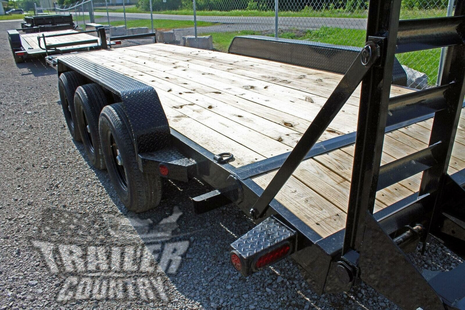 New 2026 New 22' Bumper Pull 21k Heavy Duty Triple Axle Flatbed w ...