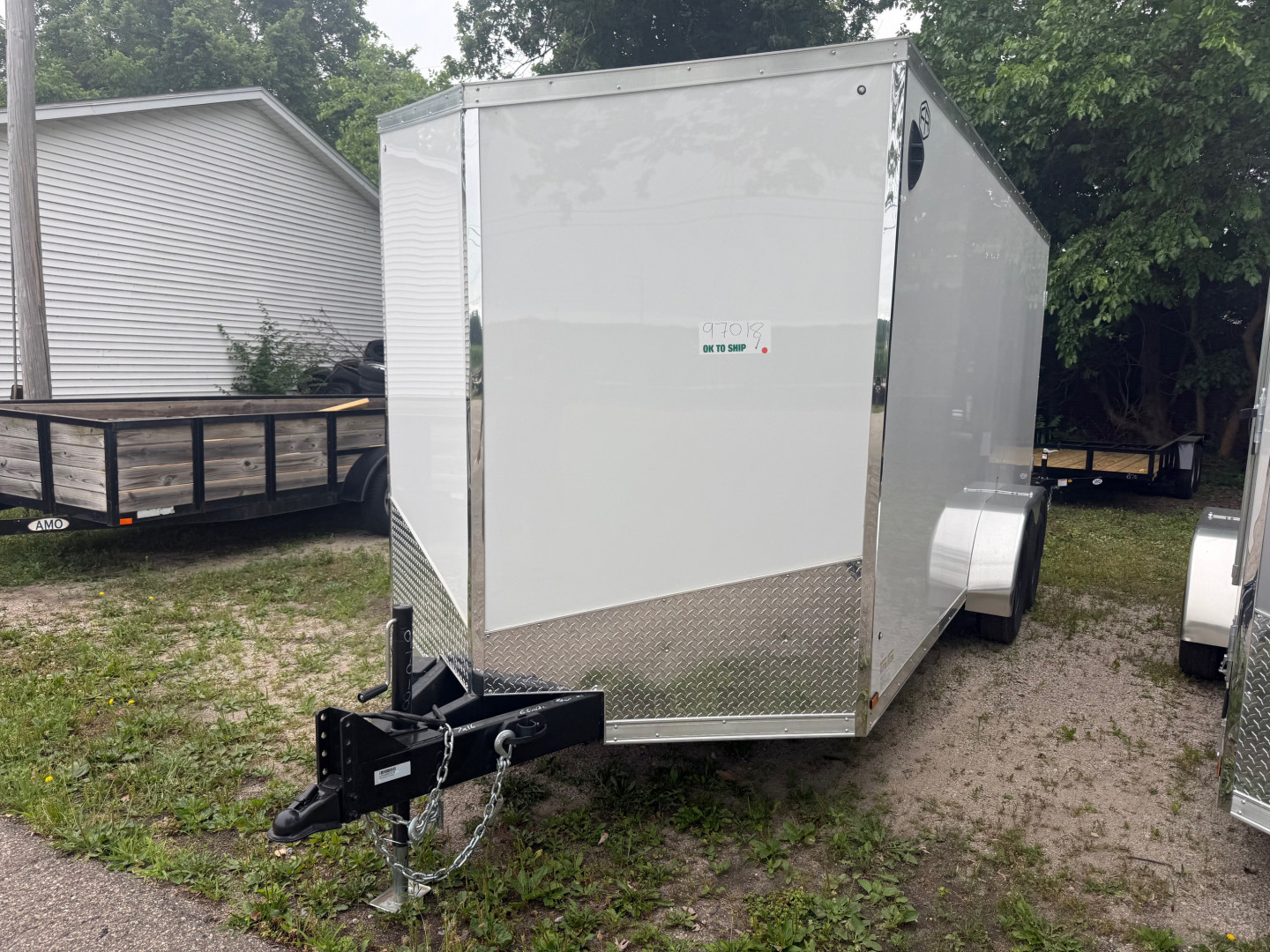 New 2025 US CARGO 7 X 16 Cargo / Enclosed Trailer with 6ft 6in Screwless Exterior