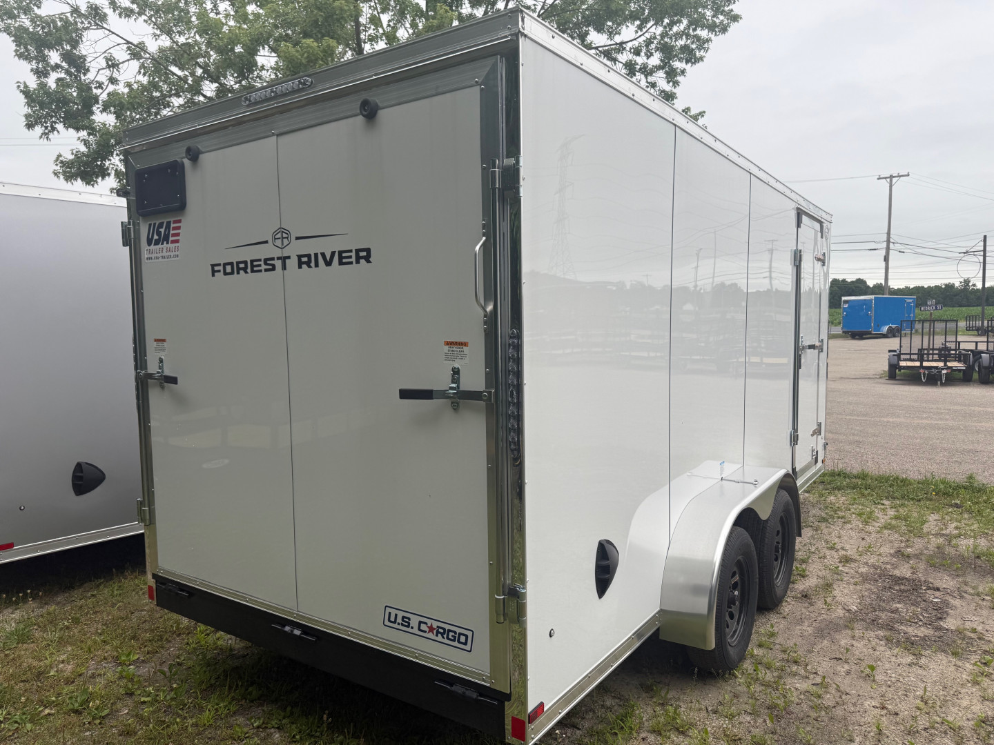 New 2025 US CARGO 7 X 16 Cargo / Enclosed Trailer with 6ft 6in Screwless Exterior