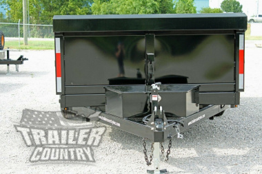 New Brand New 7' x 16' Bumper Pull Hydraulic Dump Trailer w/ 24" High Sides