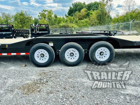 New 2026 New 40FT Triple Axle Low Profile 21k Heavy Duty Flatbed Equipment HOT SHOT Trailer