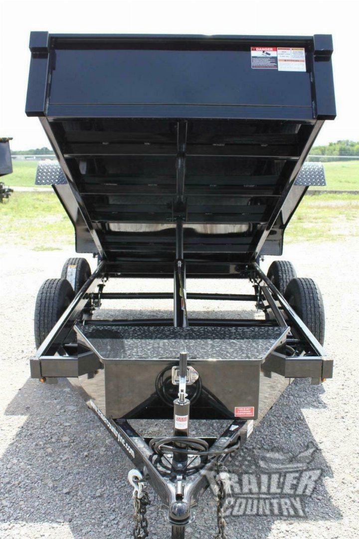 New Brand New 5' x 10' Bumper Pull Hydraulic Dump Trailer w/ Power Up & Down