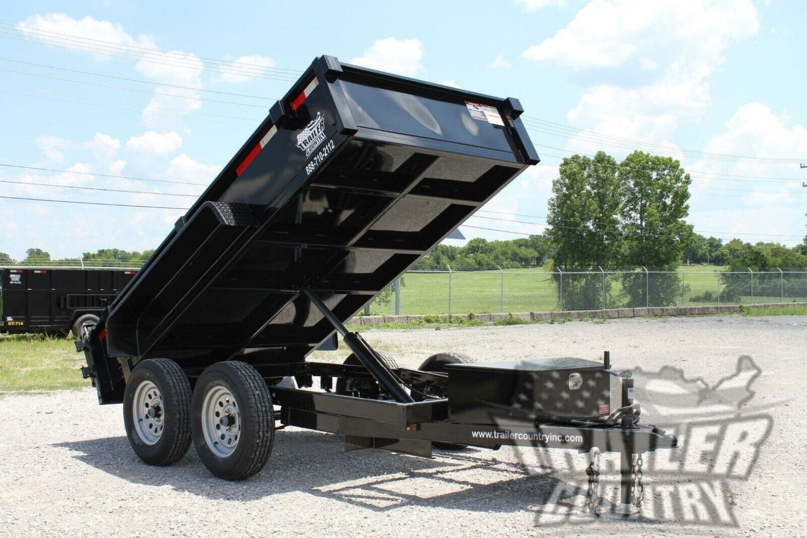 New Brand New 5' x 10' Bumper Pull Hydraulic Dump Trailer w/ Power Up & Down