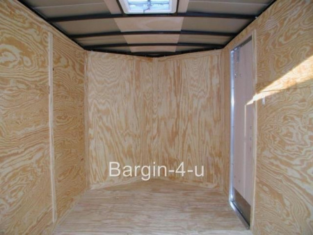 New 2026 NEW 6 X 12 Single Axle Motorcycle Trlr with Mag Wheels, D-Rings