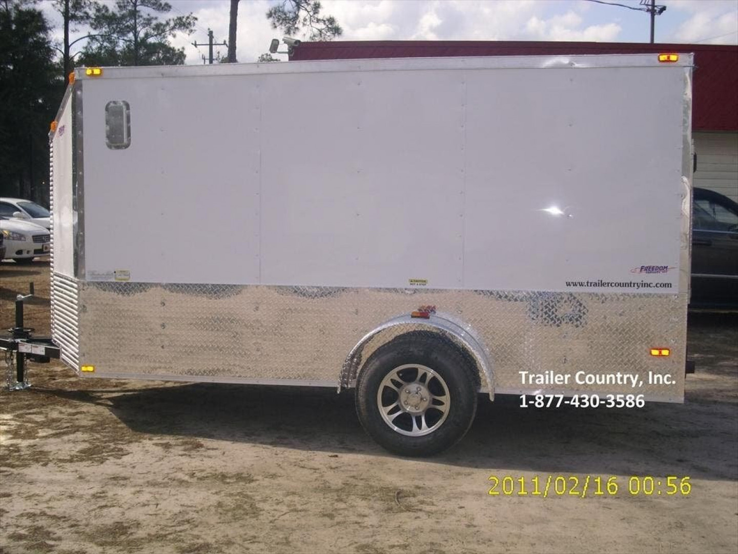 New 2026 Brand New Elite Series Custom Motorcycle 6x12 Single Axle, V-Nosed Enclosed Trailer