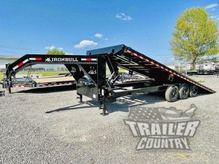New 2026 New 8.5 ' x 26' Heavy Duty Gooseneck 21K Hydraulic Scissor Hoist Full Power Deckover