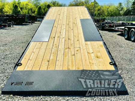 New 2026 New 8.5 ' x 26' Heavy Duty Gooseneck 21K Hydraulic Scissor Hoist Full Power Deckover